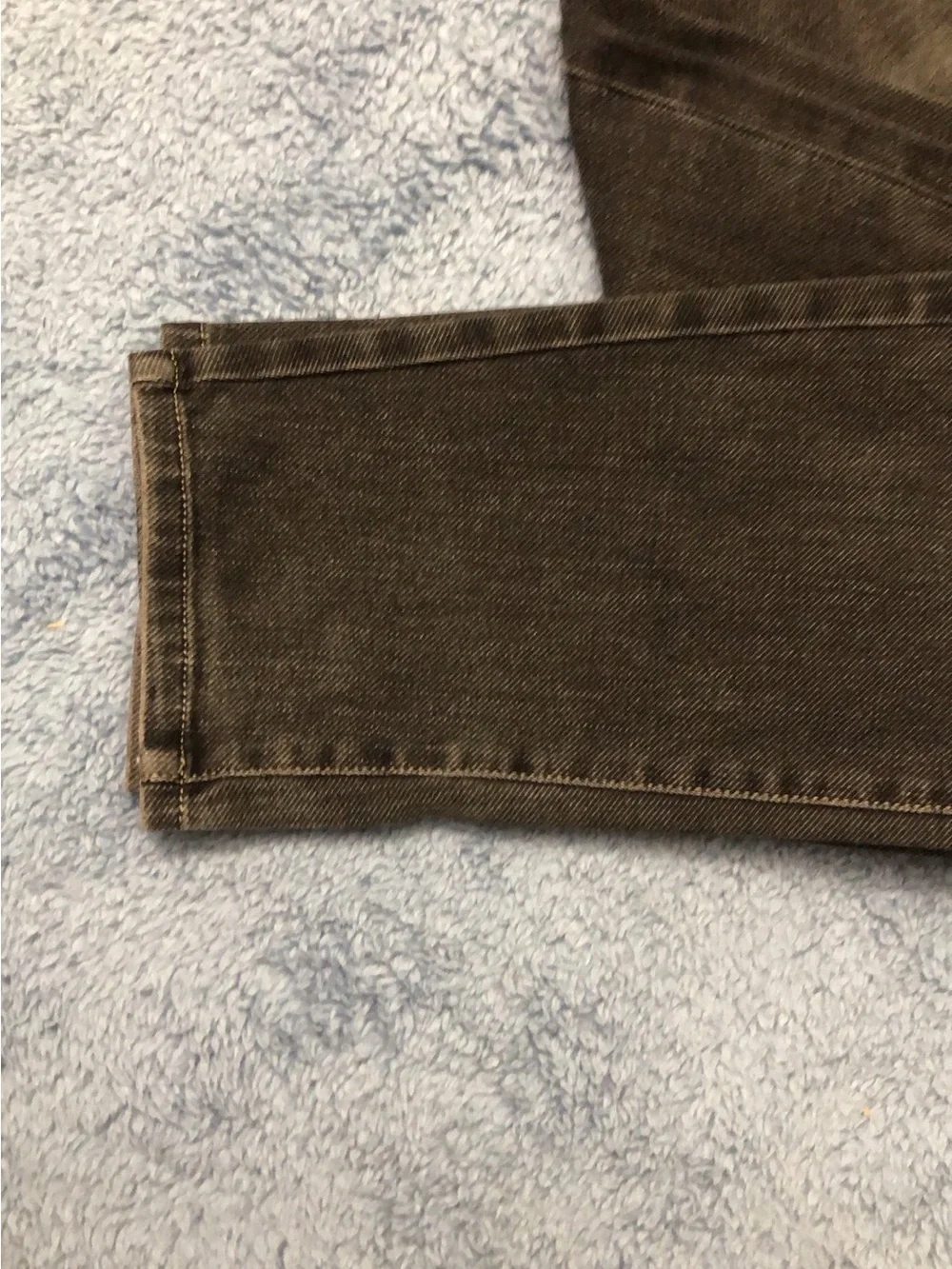 Men's Dark Gray Straight-Leg Jeans